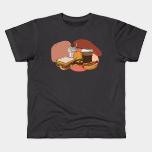 Quintessential all-american meal food | Passion Kids T-Shirt